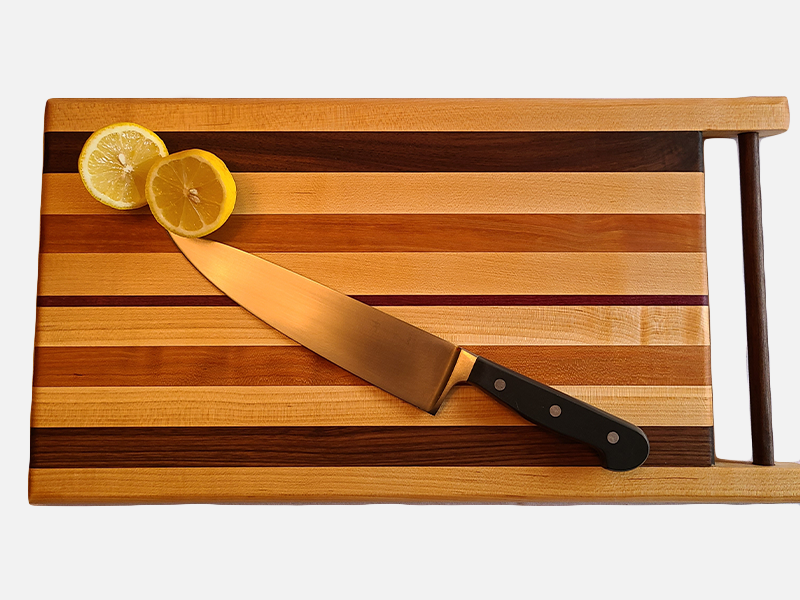 Hardwood cutting board or charcuterie board 